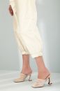 Tyche İnce Topuk 9 Cm Ten Terlik