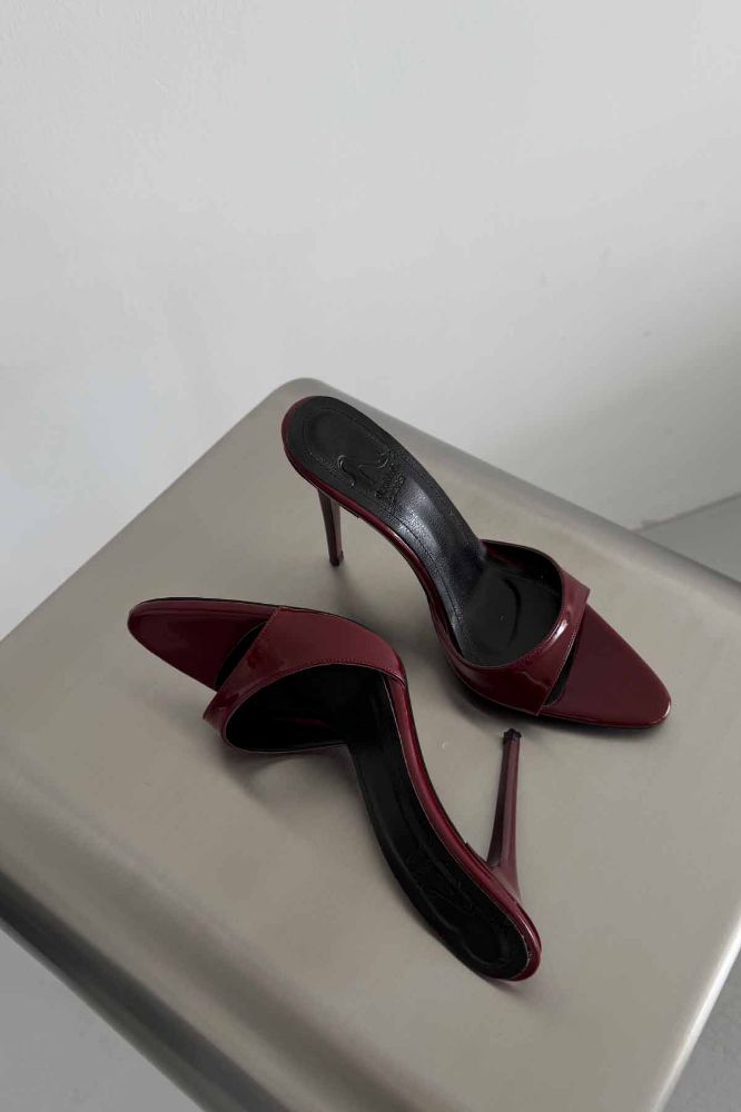 Roux  İNCE TOPUK 10 CM CHERRY TERLİK resmi