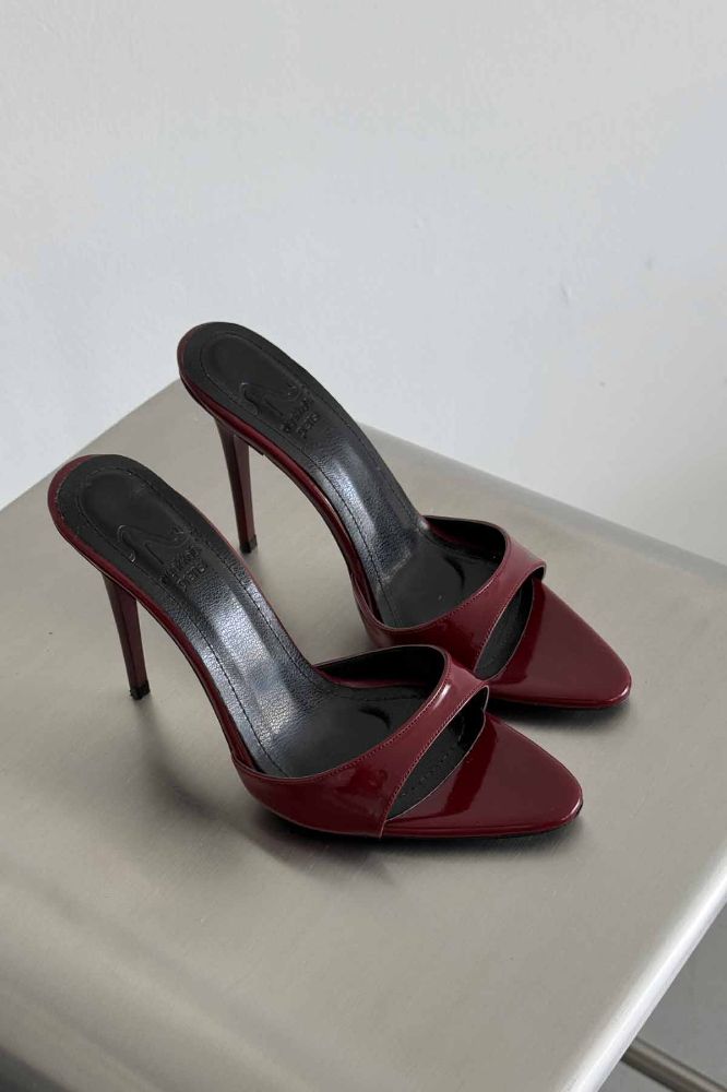 Roux  İNCE TOPUK 10 CM CHERRY TERLİK resmi