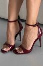 Jovie  İNCE TOPUK 10 CM CHERRY TOPUKLU AYAKKABI