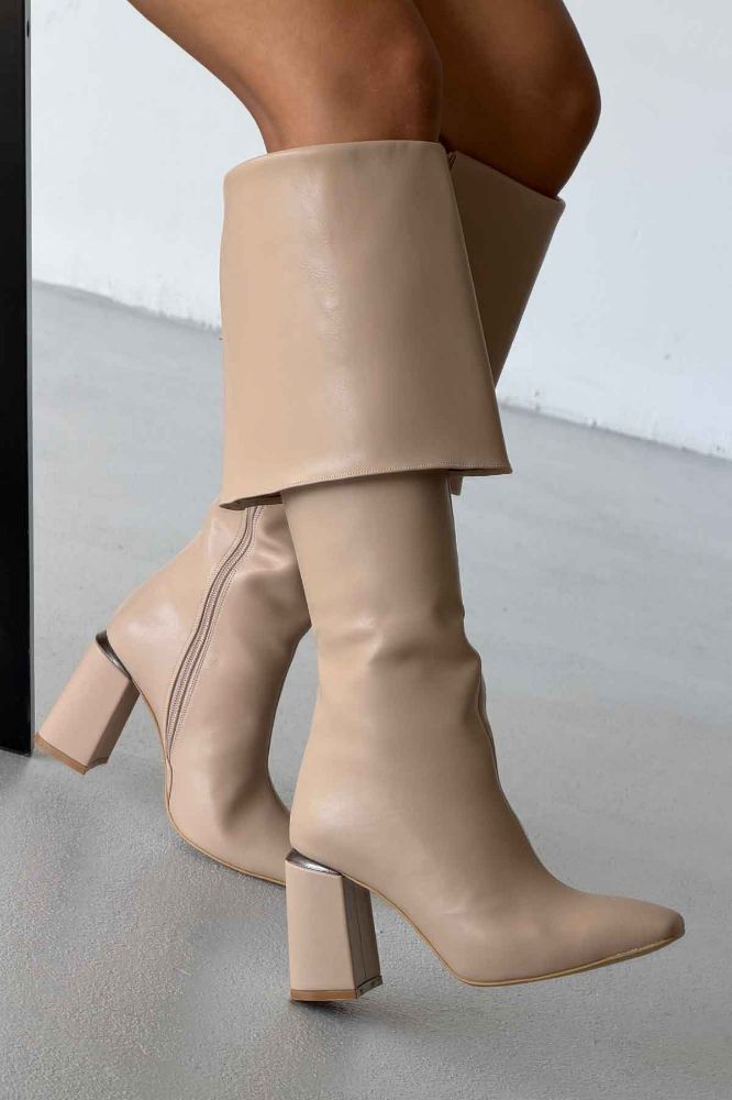 Magnus  KALIN TOPUK 9 CM NUDE MAT ÇİZME resmi