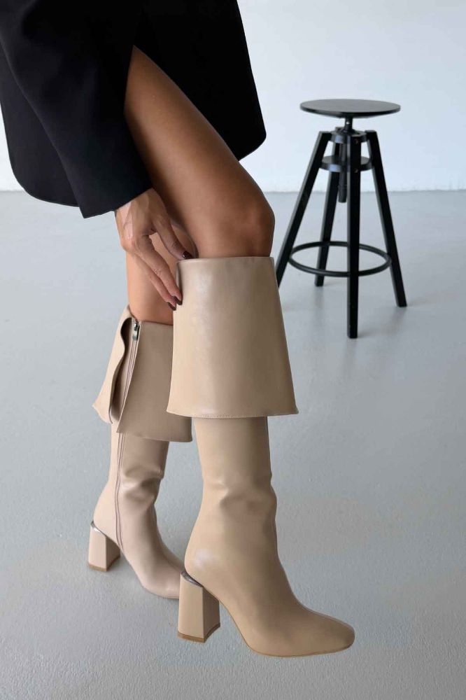 Magnus  KALIN TOPUK 9 CM NUDE MAT ÇİZME resmi