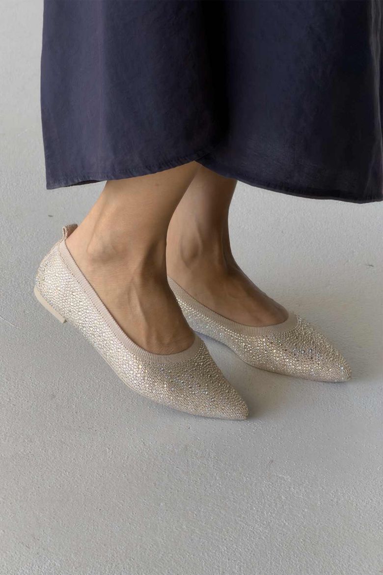 Lyra Taş Detaylı   HASIR BEJ BABET resmi