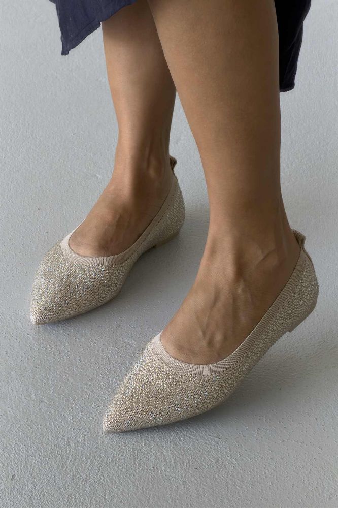 Lyra Taş Detaylı   HASIR BEJ BABET resmi